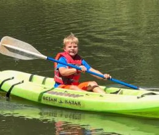 Camp Greider Camper Kayaking Days at Camp Greider
